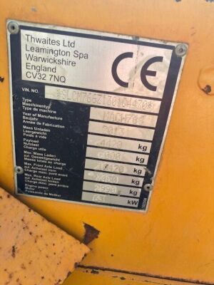 2013 Thwaites 6 Ton Swivel Dumper  - 5