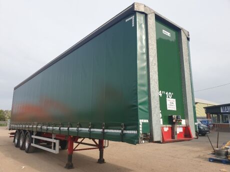 2014 Dennison Trialxe Curtainside Trailer