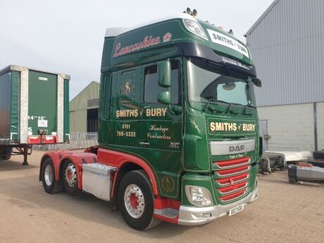 2017 DAF XF EURO 6 - 460 6x2 Midlift Tractor Unit 