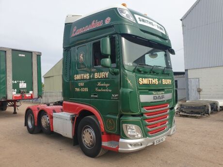 2017 DAF XF EURO 6 - 510 6x2 Mid Lift Tractor Unit