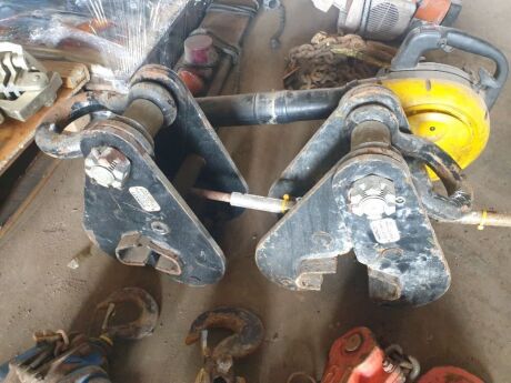 Pair of 10T Girder Clamps 