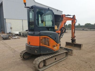 2013 Hitachi ZX29U-3CLR Mini Digger - 4