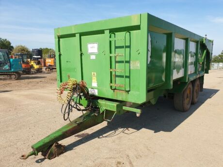 2011 Marston Tandem Axle Draw Bar Tipping Trailer 