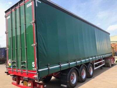 2014 Dennison Triaxle Curtainside Trailer - 3