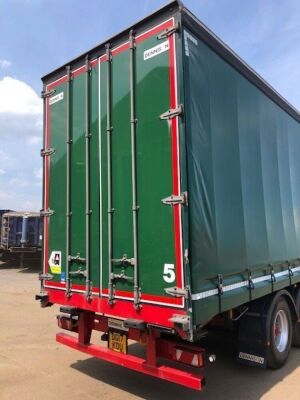 2014 Dennison Triaxle Curtainside Trailer - 4