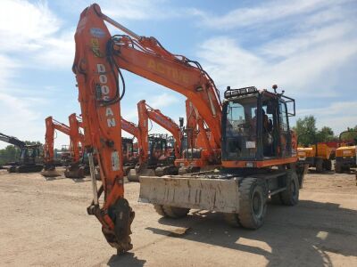 2016 Doosan DW140-3 Wheeled Excavator  - 2