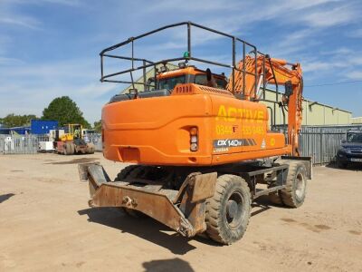 2016 Doosan DW140-3 Wheeled Excavator  - 4