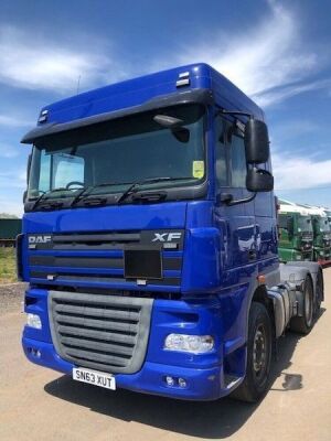 2013 DAF XF 105 510 6x2 Tag Axle Tractor Unit - 2