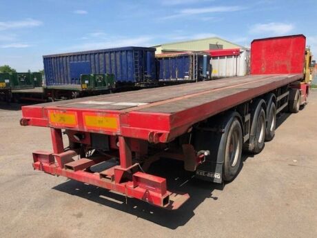 2004 Kelberg 40ft Triaxle Flat Trailer