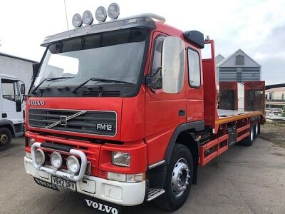 1999 Volvo FM12420. 6x2 Rear Lift Beavertail  - 2