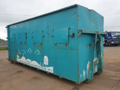 40 yrd Covered Recycling Hook Bin