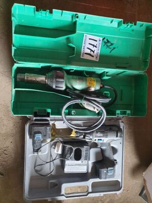 Heatgun and Cordless Drill 