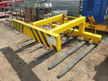 Crane Lift Fork Attachment