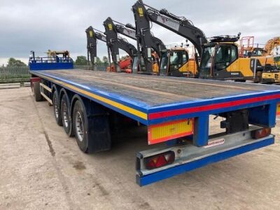 2008 Montracon 45ft Triaxle Flat Trailer - 4