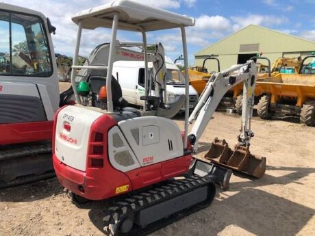 2014 Takeuchi TB216 Mini Digger 