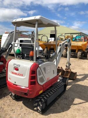 2014 Takeuchi TB216 Mini Digger  - 2