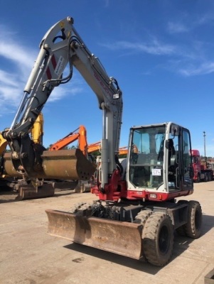 2013 TakeuchiTB295W Wheeled Excavator - 2