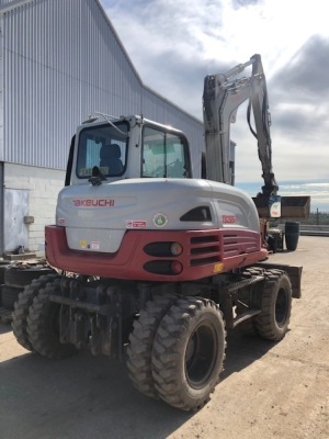 2013 TakeuchiTB295W Wheeled Excavator - 4