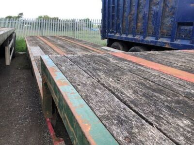 2004 SDC Triaxle Stepframe Flat Trailer  - 5