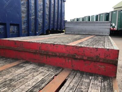 2004 SDC Triaxle Stepframe Flat Trailer  - 6