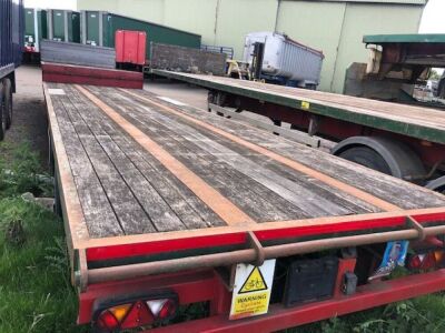 2004 SDC Triaxle Stepframe Flat Trailer  - 11