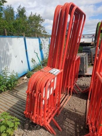 8 x Temporary Walkway Barriers 