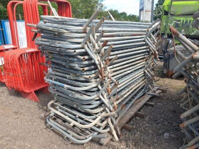 Pallet of Temporary Fencing Barriers 
