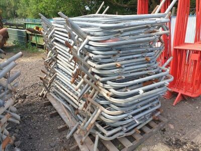 Pallet of Temporary Fencing Barriers  - 2