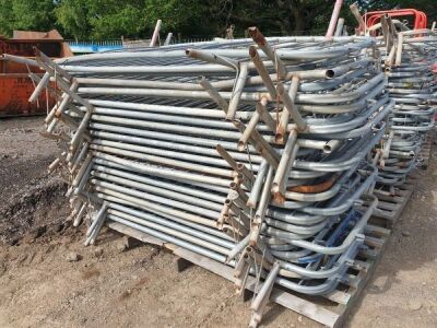 Pallet of Temporary Fencing Barriers - 2