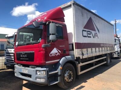 2014 MAN TGM 18 250 4x2 Curtainsider