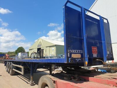 2002 Dennison Flat Extendable Trailer - 5