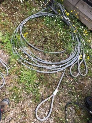 Quantity of Wire Lifting Slings - 2