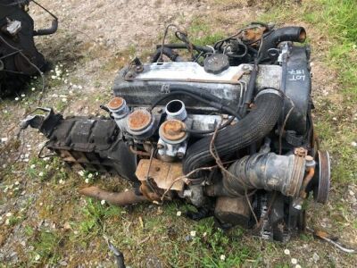 Mitsubishi 4CYL Diesel Engine & Gearbox - 2