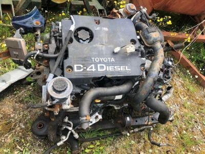 Toyota D4D 4CYL Diesel Engine & Gearbox - 4