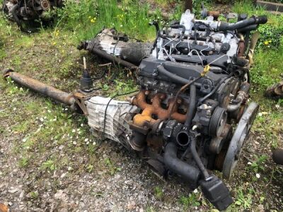 Ford 4 CYL Diesel Engine & Gearbox