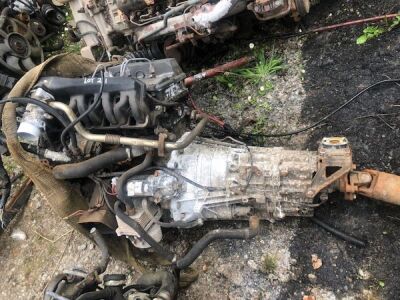 Ford 4 CYL Diesel Engine & Gearbox - 4