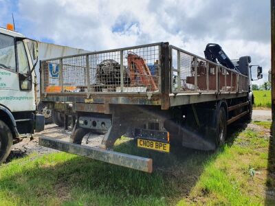 2008 Mercedes Axor 1824 4x2 Crane Dropside Flat - 10