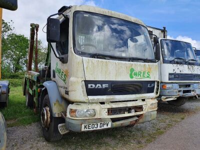 2003 DAF LF 55 220 4x2 Telescopic Skip Loader