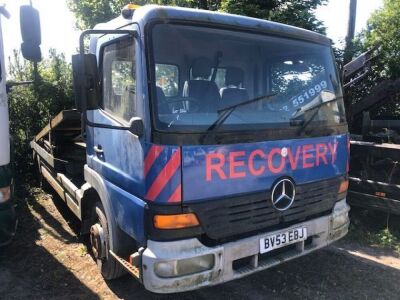 2003 Mercedes 815 4x2 2 Car Transporter