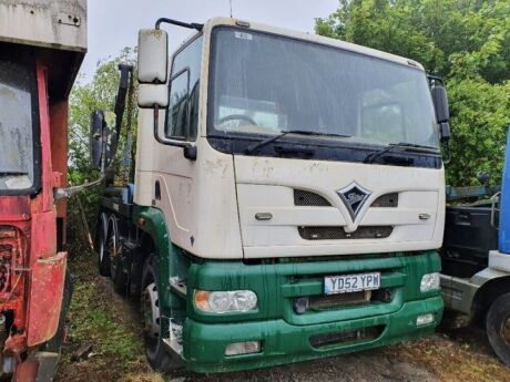 2002 Foden Alpha 345 6x2 Telescopic Midlift Drawbar Skip Loader