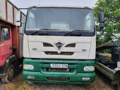 2002 Foden Alpha 345 6x2 Telescopic Midlift Drawbar Skip Loader - 12