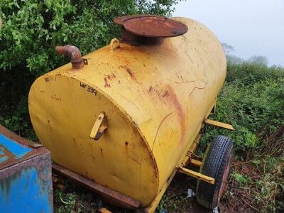 Drawbar Single Axle Water Bowser