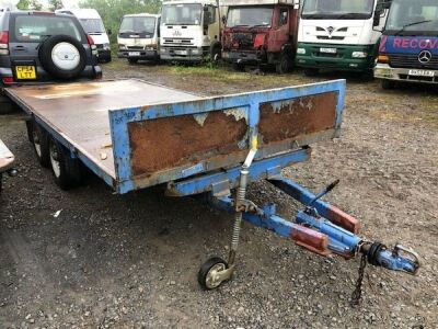 Tandem Axle Drawbar Flat Trailer