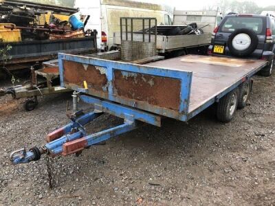 Tandem Axle Drawbar Flat Trailer - 2