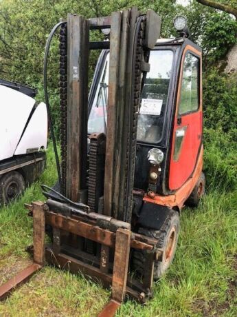  1991 Lansing Linde H30d Diesel Forklift, Triple Mast 