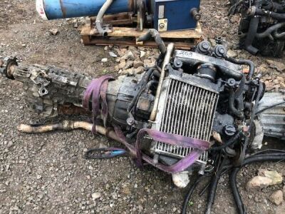 Isuzu 4cyl Diesel Engine and Gearbox - 4