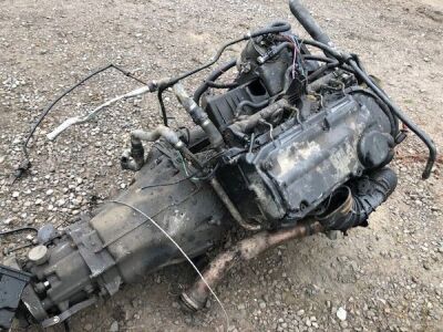 4cyl Mercedes Diesel Engine and Gearbox - 4