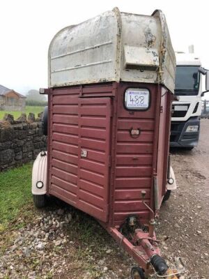 Rice Tandem Axle Drawbar Horse Trailer - 2