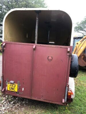 Rice Tandem Axle Drawbar Horse Trailer - 5