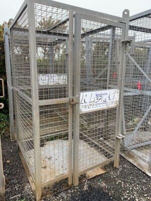 2x Gas Bottle Storage Cages